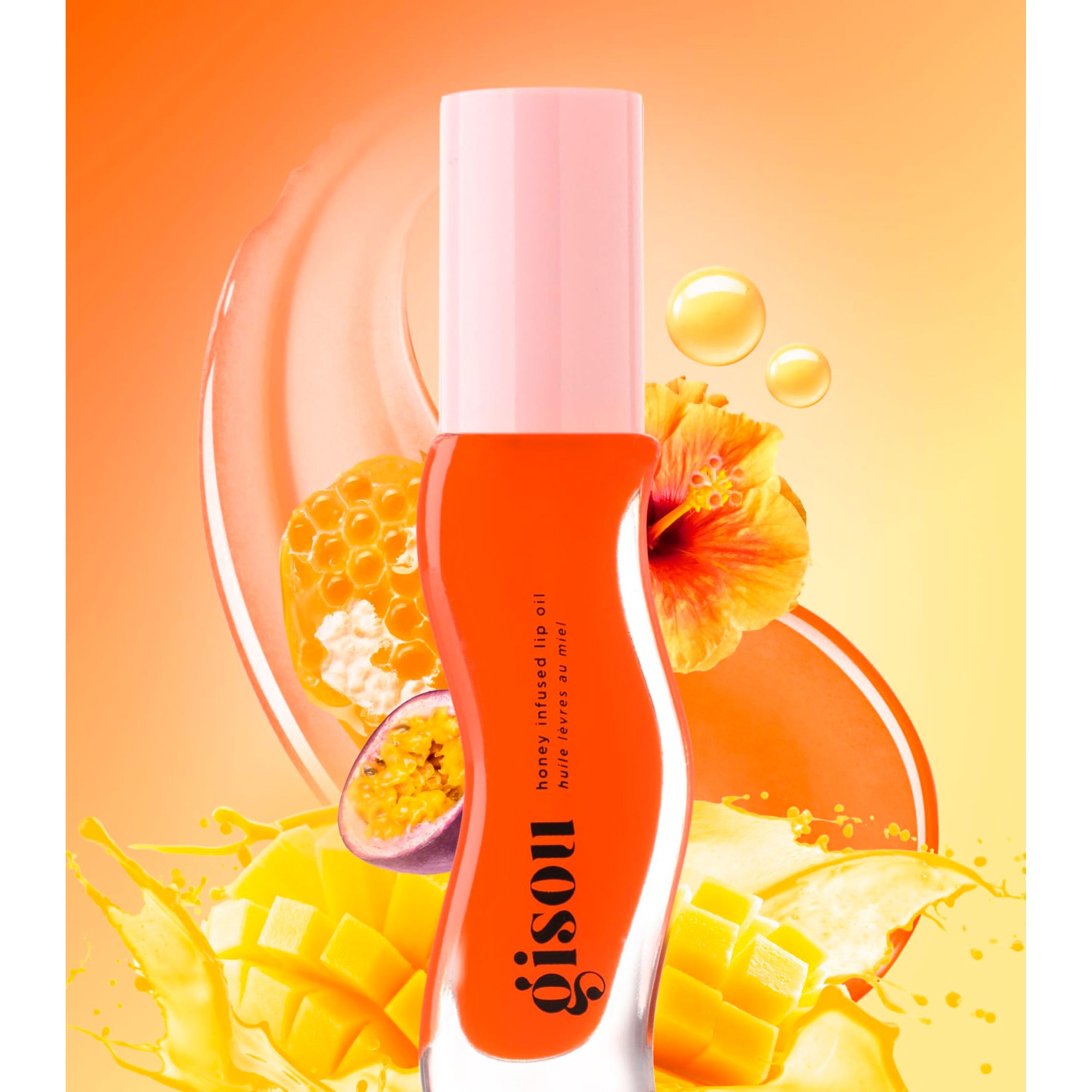 Масло для губ Gisou Honey Infused Lip Oil Mango Passion Punch 8мл