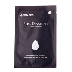 Маска с алмазной пудрой для сияния кожи Medi-Peel Rose Diamond Mask 1шт
