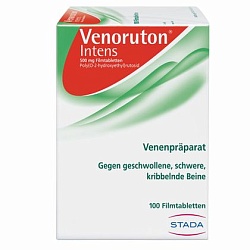Венорутон при варикозе Venoruton Intens Filmtabletten Германия
