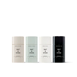 Набор мини дезодорантов SALT & STONE mini deodorant discovery set 4