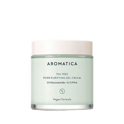Балансирующий крем-гель для жирной кожи Aromatica Tea Tree Pore Purifying Gel Cream 100мл
