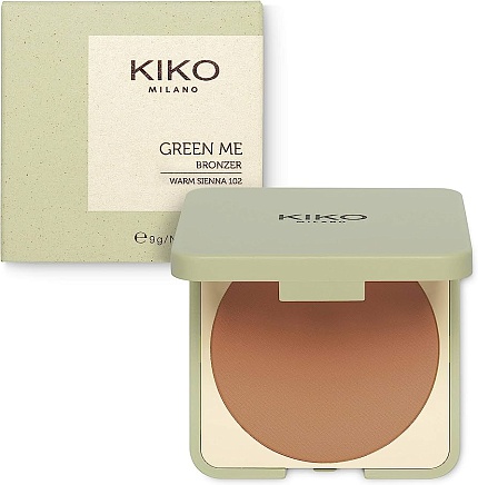 Бронзер из натуральных ингредиентов KIKO Green Me Bronzer 102