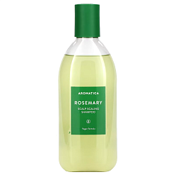 Бессульфатный укрепляющий шампунь с розмарином AROMATICA Rosemary Scalp Scaling Shampoo 400мл