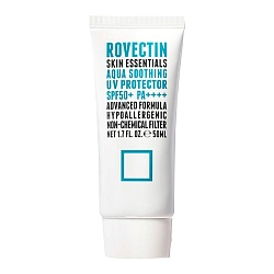Успокаивающий солнцезащитный крем Rovectin Skin Essentials Aqua Soothing UV Protector SPF 50+ PA++++ 50мл