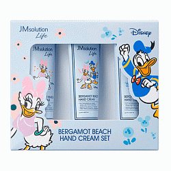 Подарочный набор кремов для рук с  ароматом бергамота JMsolution Bergamot Beach Hand Cream Set