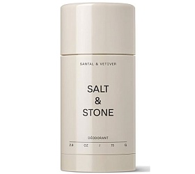 Дезодорант с ароматом Сантал и Ветивер без солей алюминия SALT & STONE Santal & Vetiver Extra Strength Natural Deodorant 75g