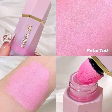 Жидкие румяна Sheglam  Color Bloom оттенок Petal talk