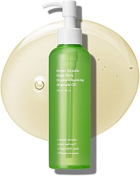 Гидрофильное масло для глубокого очищения пор Sungboon Editor Green Tomato Double Cleansing Ampoule Oil 200ml