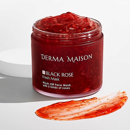 Маска с экстрактом розы Medi-Peel Derma Maison Black Rose Wash Off Fresh Mask 230g