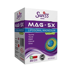 Витамины Swiss Bork Mag-5x Liposomal Magnesium 30 капсул