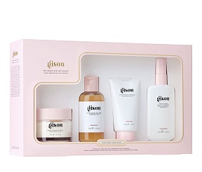 Набор для ухода за волосами GISOU Hydrating Cleanse & Care Set Honey Infused