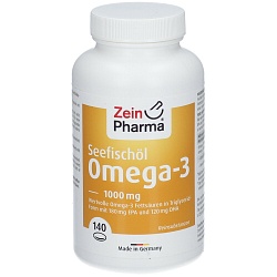 Омега 3 комплекс Omega-3 1000Мг Zein Pharma Германия140капс