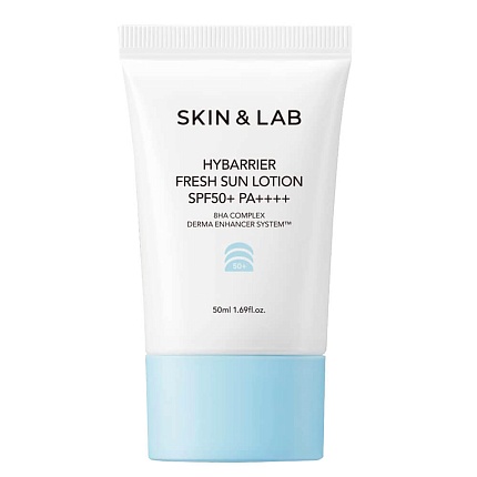 Солнцезащитный крем для сухой и чувствительной кожи SKIN&LAB Hybarrier Fresh Sun Lotion SPF 50+ PA++++ 50ml