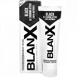 Зубная паста "BlanX" черная с углем 75мл