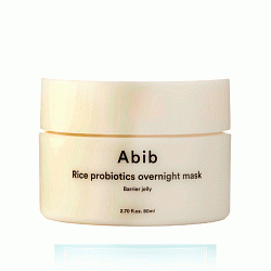 Барьерная ночная гель-маска с пробиотиками Abib Rice Probiotics Overnight Mask Barrier Jelly 80мл