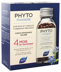 Фито витамины для волос Phytophanere на 4 мес/240 капсул
