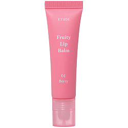 Фруктовый увлажняющий бальзам для губ Etude Fruity Lip Balm 01 Berry 10г
