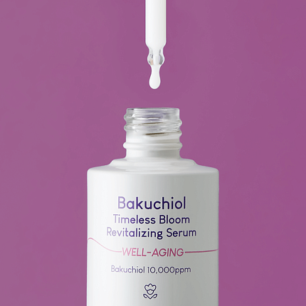 Сыворотка для борьбы с возрастными изменениями Purito Bakuchiol Timeless Bloom Revitalizing Serum 30мл