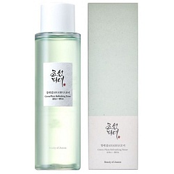 Тонер для лица отшелушивающий с кислотами Beauty Of Joseon Green Plum Refreshing Toner AHA+BHA 150150мл