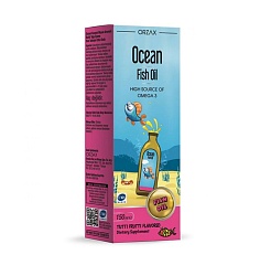 Омега для детей Orzax Ocean Fish Oil Tutti Frutti Flavored 150мл