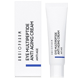 Мультипептидный омолаживающий крем для кожи вокруг глаз Angiopharm Eye Multipeptide Anti Aging Cream 5ml