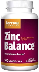 Цинк Баланс | Jarrow Formulas Zinc Balance15mg 100 капс.