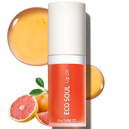 Масло для губ The SAEM Eco Soul Lip Oil 03 Grapefruit 6мл
