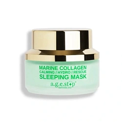 Укрепляющая ночная маска для лица с морским коллагеном AGESTOP MARINE COLLAGEN SLEEPING MASK Hydro Rescue Bio Marine Collagen, 50 мл