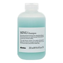 Защитный шампунь для сохранения косметического цвета волос Davines MINU shampoo 250мл