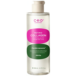 Омолаживающий лифтинг тоник с ретиналем CKD Retino Collagen Small Molecule 300 Collagen Skin Toner 250ml