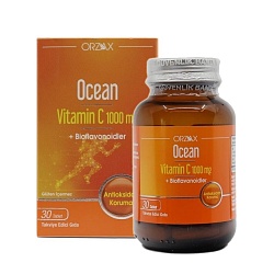 Пищевая добавка с витамином C ORZAX Ocean Vitamin C 1000mg 30 таблеток