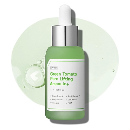 Сыворотка для сужения пор с лифтинг эффектом Sungboon Editor Green Tomato Pore Lifting Ampoule+ 30ml