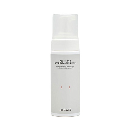 Универсальная пенка для умывания с берёзовым соком Hyggee All-In-One Care Cleansing Foam 150мл