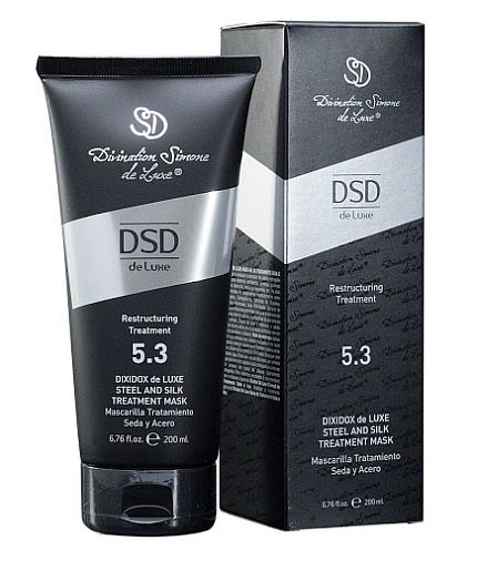Маска для восстановления структуры волос DSD de luxe steel and silk treatment mask 5.3 200ml