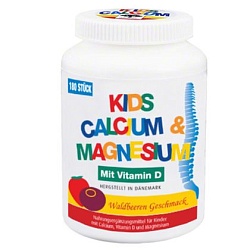 Комплекс для детей Кальций + Магний | Kids Calcium & Magnesium 180 таб.