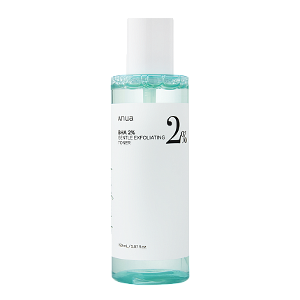 Мягкий отшелушивающий тонер с салициловой кислотой Anua BHA 2% Gentle Exfoliating Toner 150ml