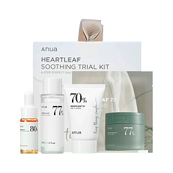 Набор бестселлеров для базового ухода за кожей Anua Heartleaf Soothing Trial Kit