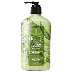 Шампунь «Здоровые волосы» Чайное дерево и Ромашка Hempz Tea Tree & Chamomile Herbal Shampoo 500мл