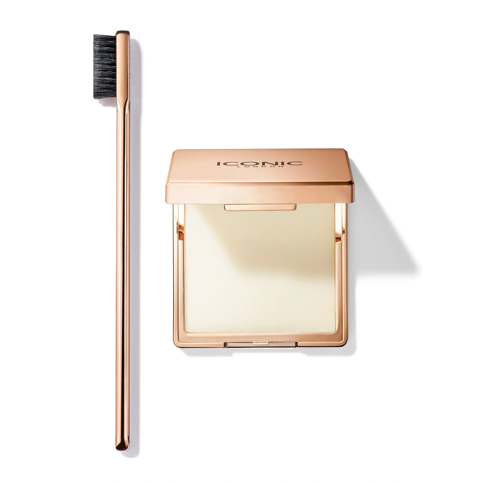 Средство и щеточка для укладки бровей Iconic London Brow Silk & Brush