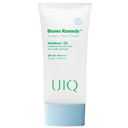 Увлажняющий санскрин с пробиотиками UIQ Biome Remedy Watery Sun Cream SPF50+ PA++++