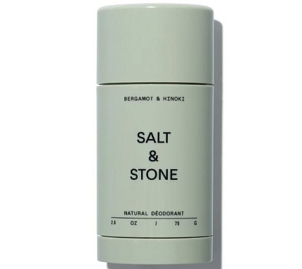 Дезодорант с ароматом Бергамот и Хиноки без солей алюминия SALT & STONE Bergamot & Hinoki Extra Strength Natural Deodorant 75g