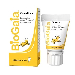 Пищевая добавка для детей Biogaia Probiotiques Gouttes Lactobacillus Reuteri Protectis 5мл