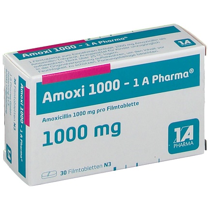 Таблетки 1 A Pharma AMOXI 30шт