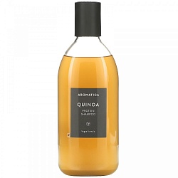 Бессульфатный шампунь с протеинами для повреждённых волос AROMATICA Quinoa Protein Shampoo 400 мл
